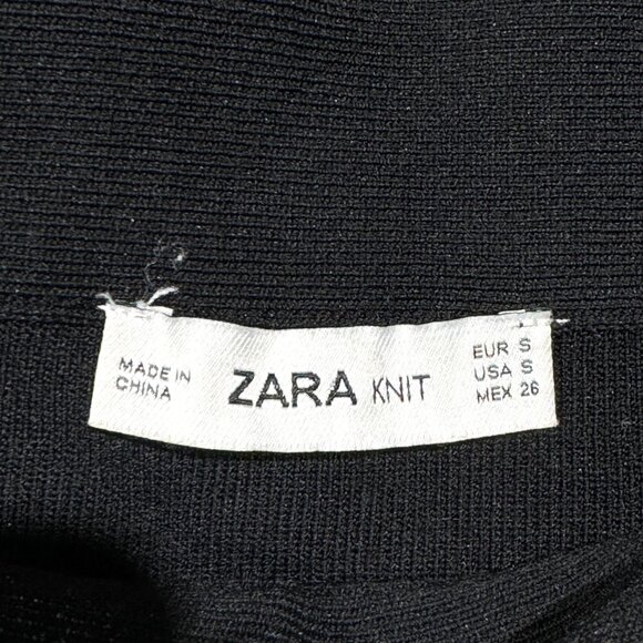 Zara Knitwear Lace Up Mini Skirt - Picture 3 of 4